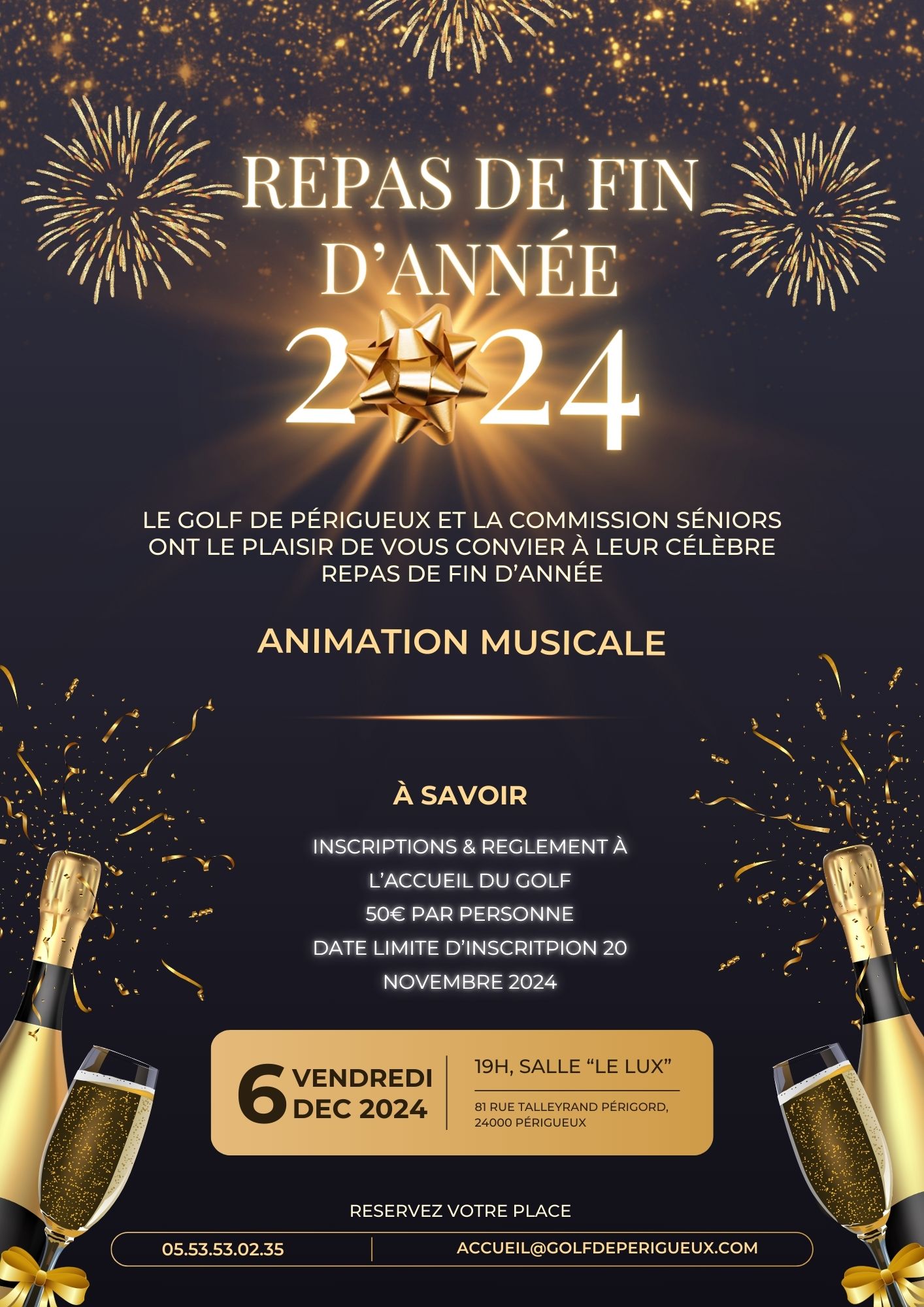 new year celebration party flyer
